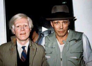 Josef Beuys e Handy Warhol